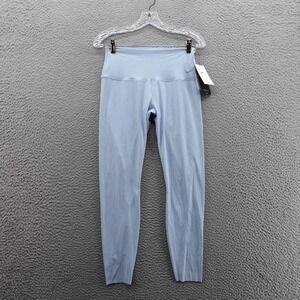 Nike Zenvy Gentle‎ Support High Waisted 7/8 Leggings Medium Light Blue Women NWT